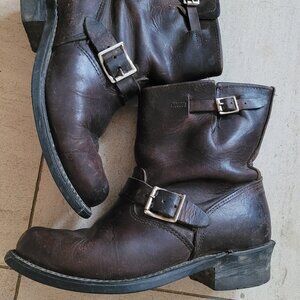 Frye Engineer Boot, women's size 9, brown